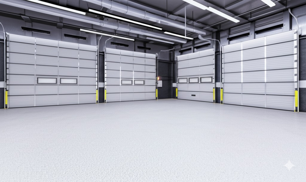 State-of-the-art repair bay for commercial vehicle repair